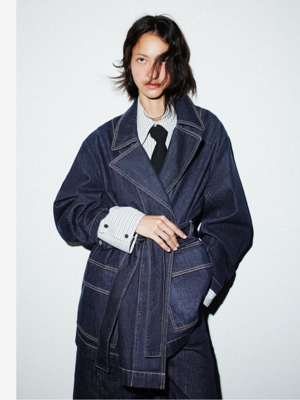Denim Trench Coat / Jacket